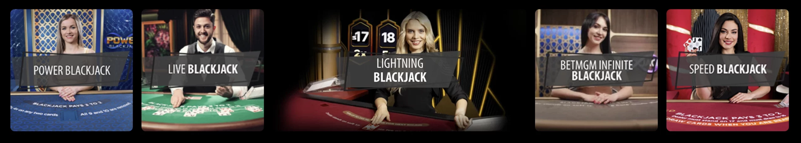 Blackjack Live Dealer Games - BetMGM