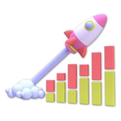 Rocket Launch - Mobile App Expansion Illustration