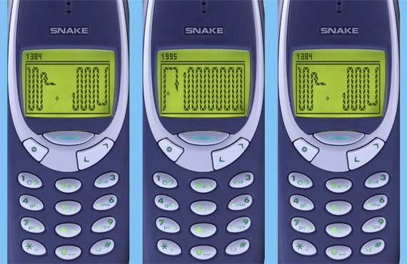 Snake Mobile Game from the 90s