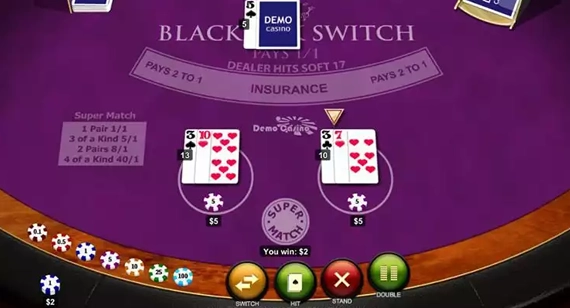 Blackjack Switch Screenshot