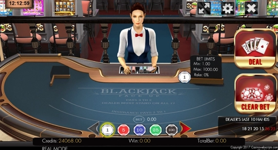 Face Up 21 Blackjack Screenshot