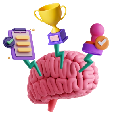 Psychological Factors 3D Illustration