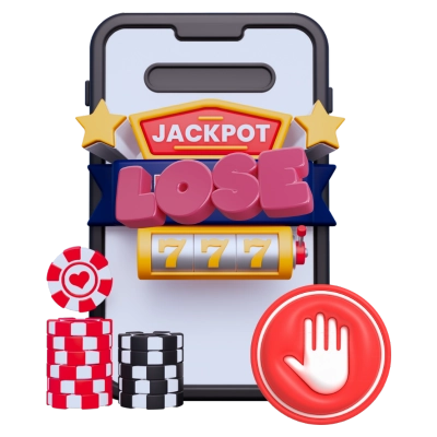 Casino App Loss Limit 3D Icon