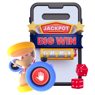 Casino App Session Limit 3D Icon