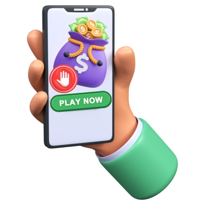 Casino App Wagering Limit 3D Icon