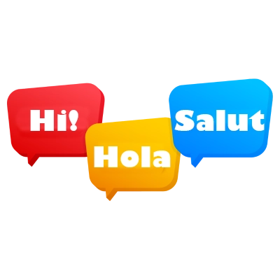 Chat Speech Bubble - Multi Language