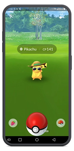 Pokémon Go App Screenshot